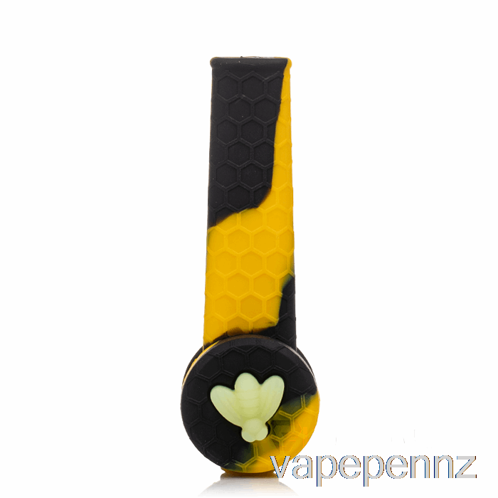Stratus Trio Silicone Pipe Sol (Black / Yellow) VAPE NZ